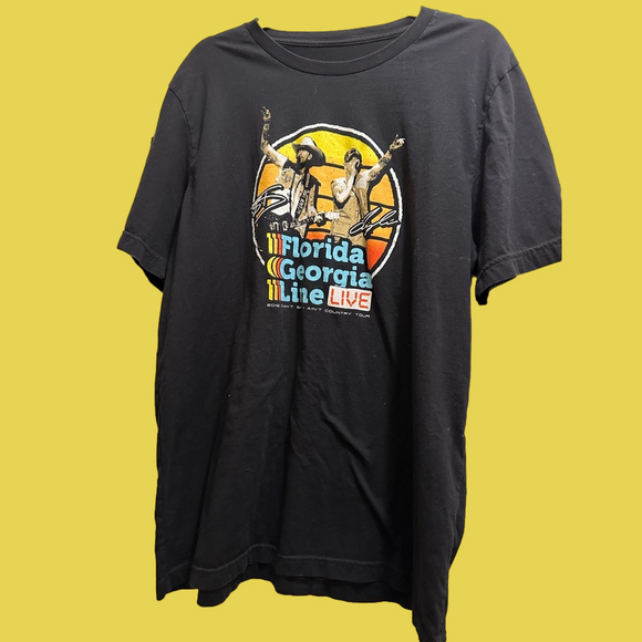 Other - Black Florida Georgia Line Concert Short Sleeve Tee